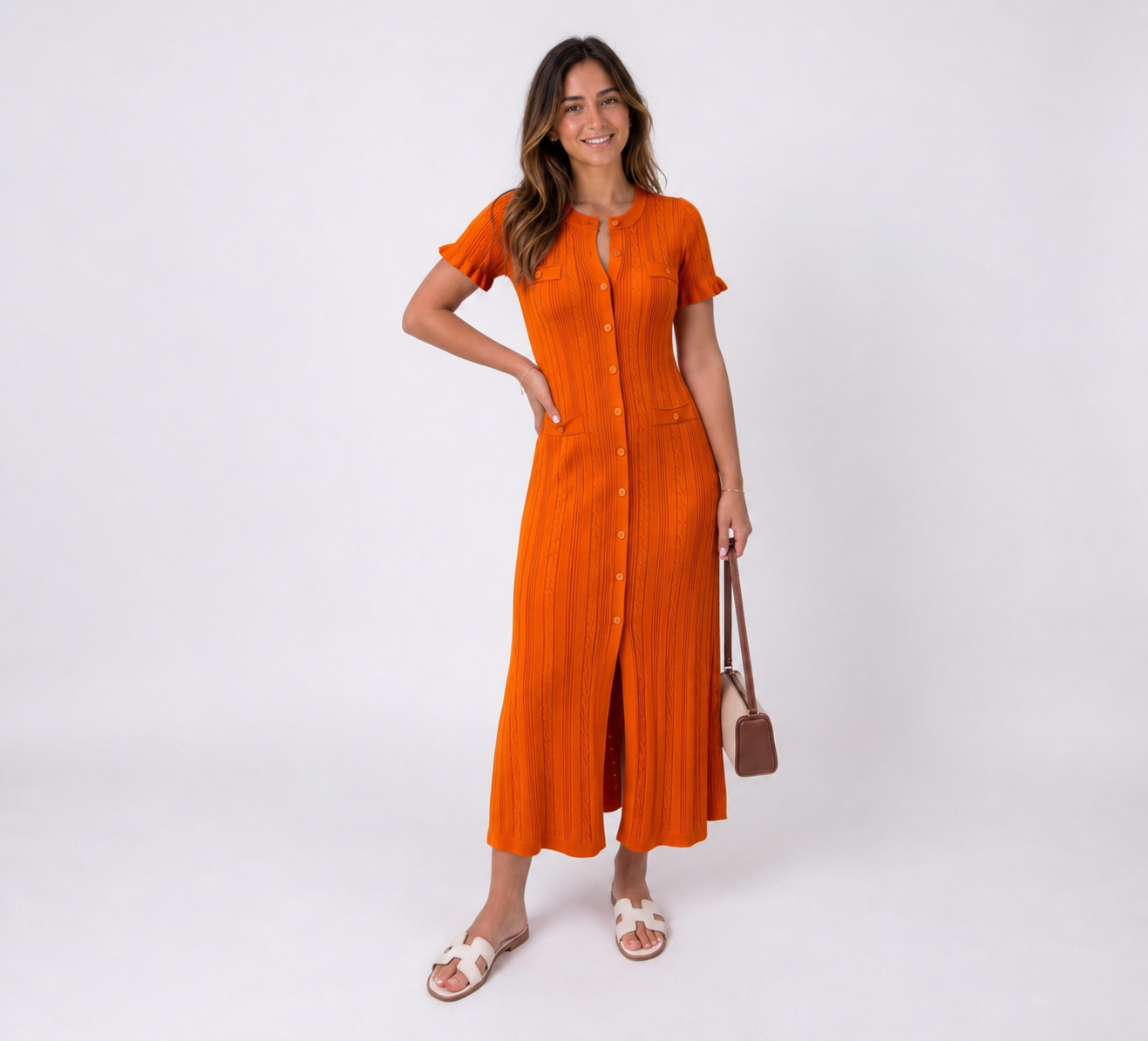 Elegantes Figurbetontes Maxikleid