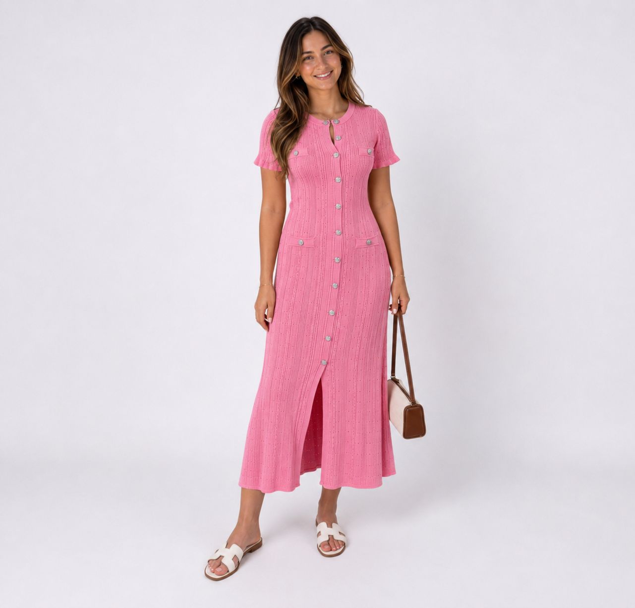 Elegantes Figurbetontes Maxikleid