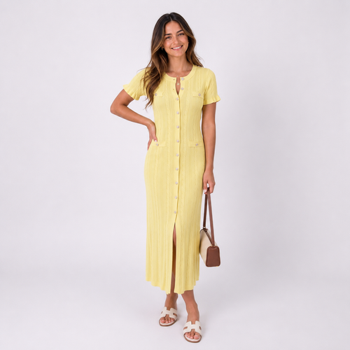 Elegantes Figurbetontes Maxikleid