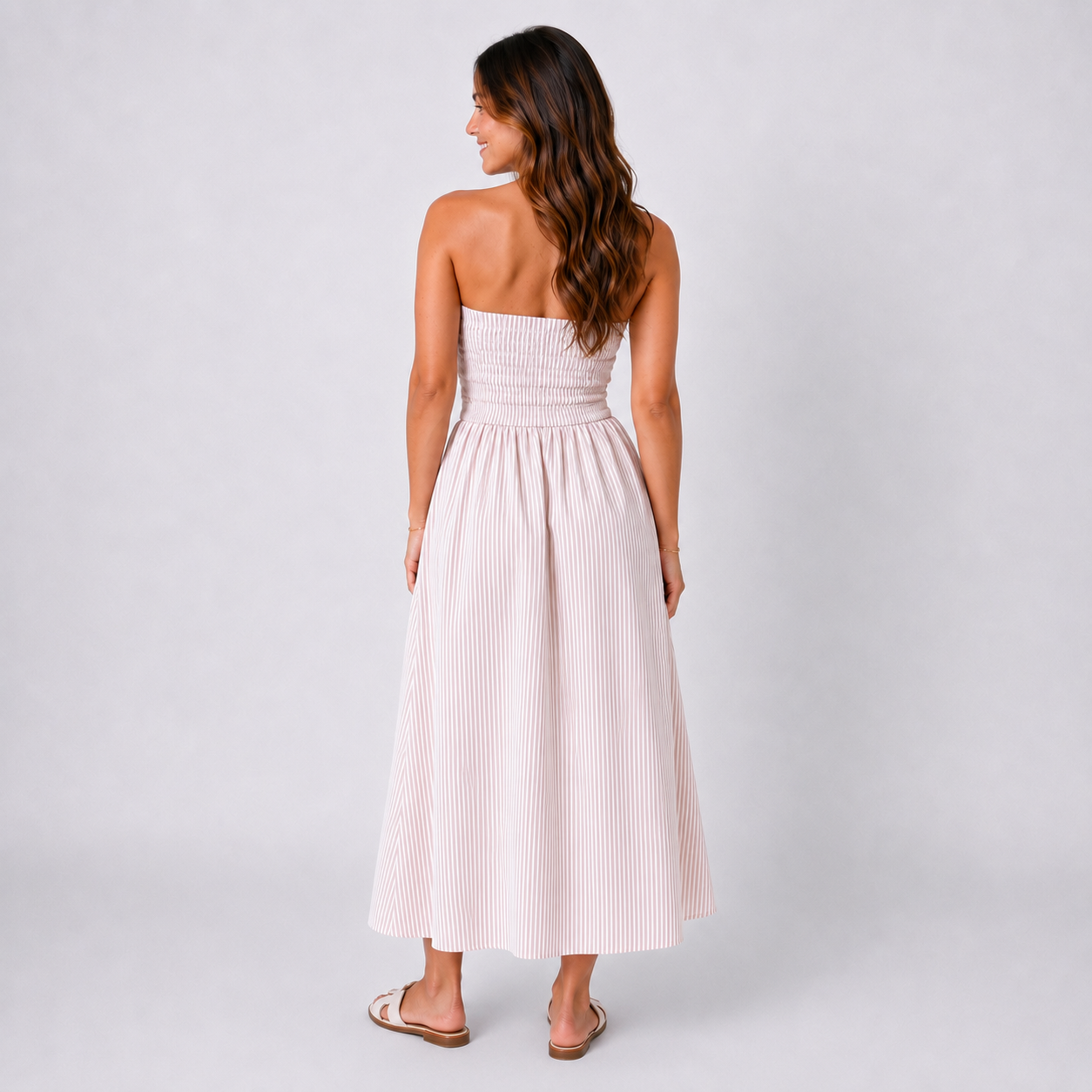 Trägerloses Maxikleid