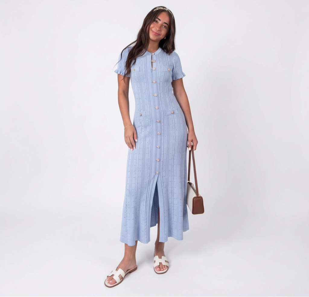 Elegantes Figurbetontes Maxikleid