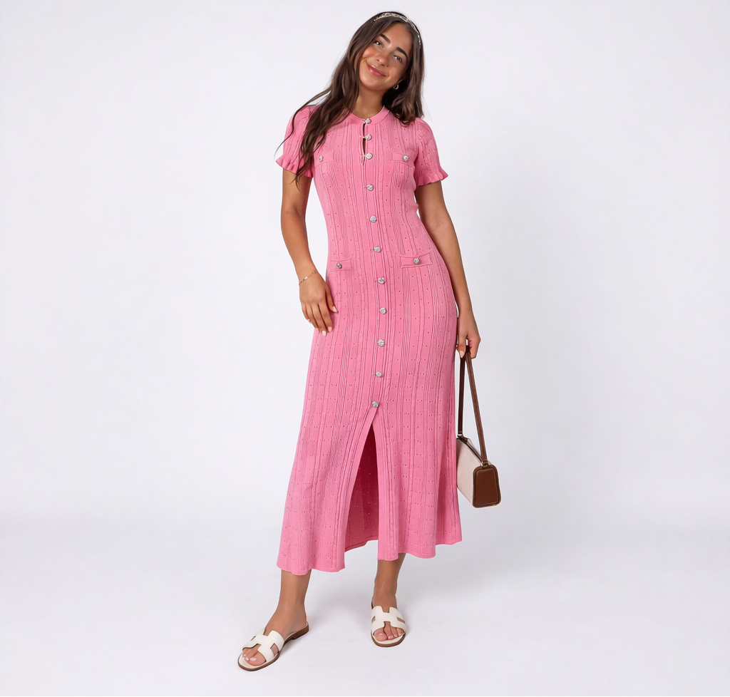 Elegantes Figurbetontes Maxikleid