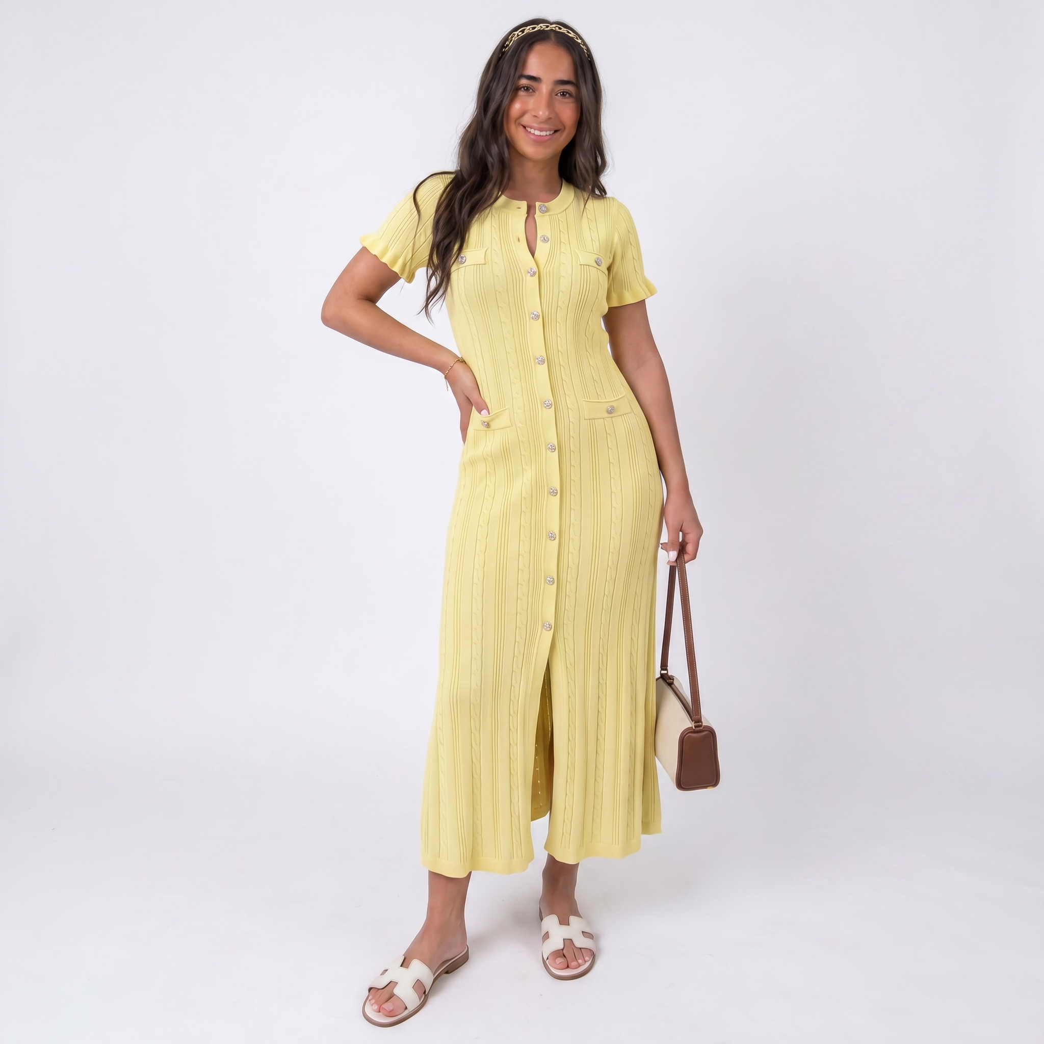 Elegantes Figurbetontes Maxikleid